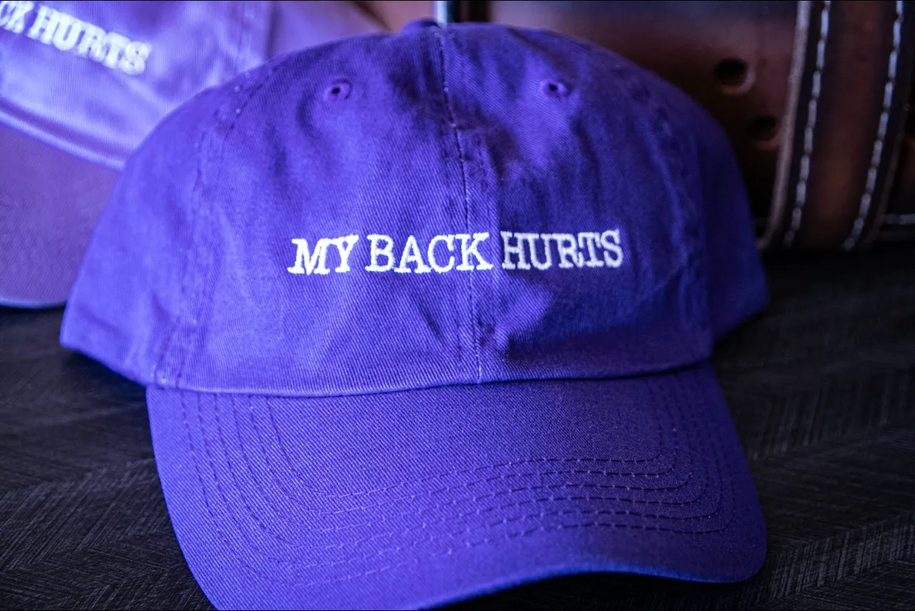 (                                                                                                                                                                                       My Back Hurts (Depth Dad Hats)