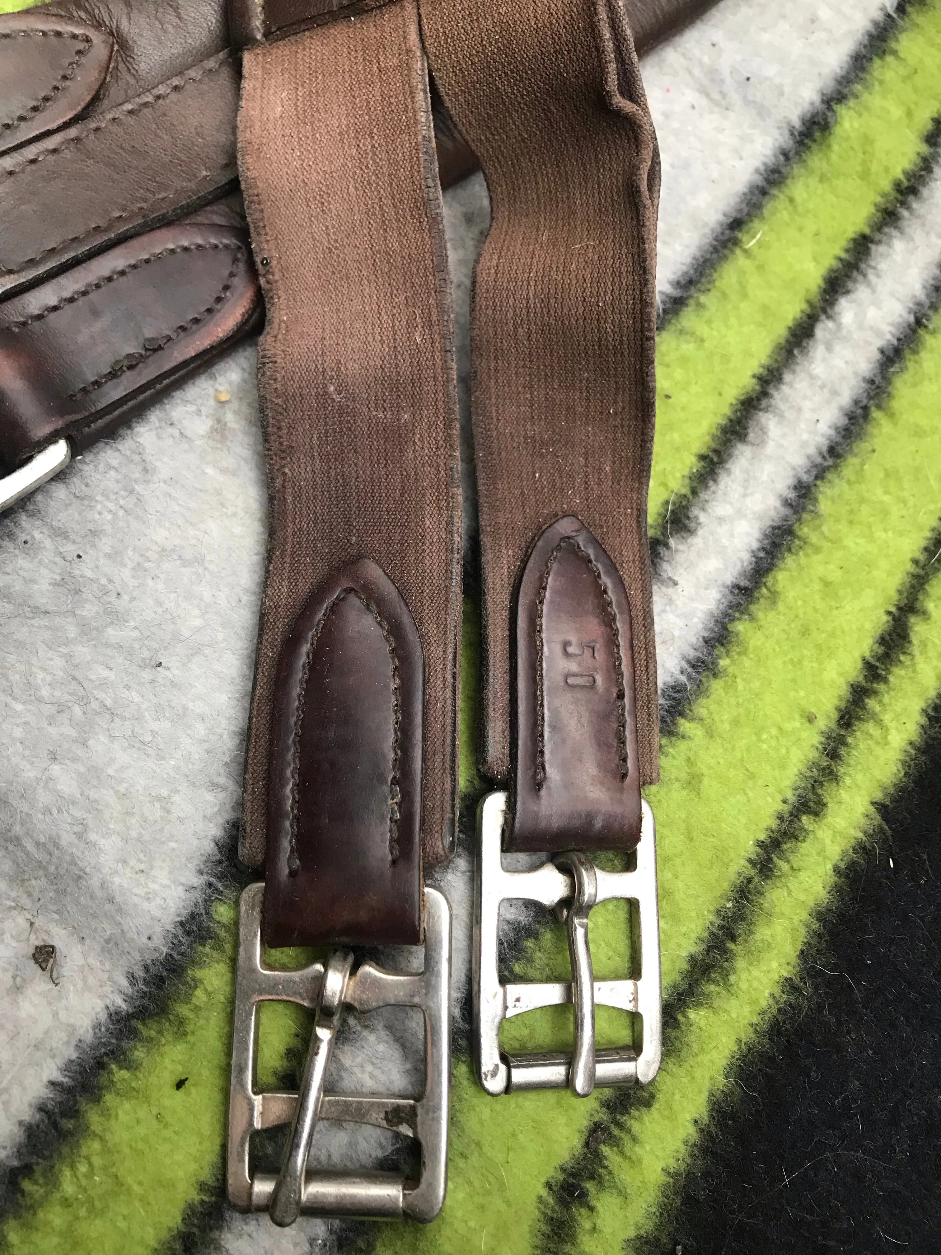 53” brown leather girth FREE POSTAGE