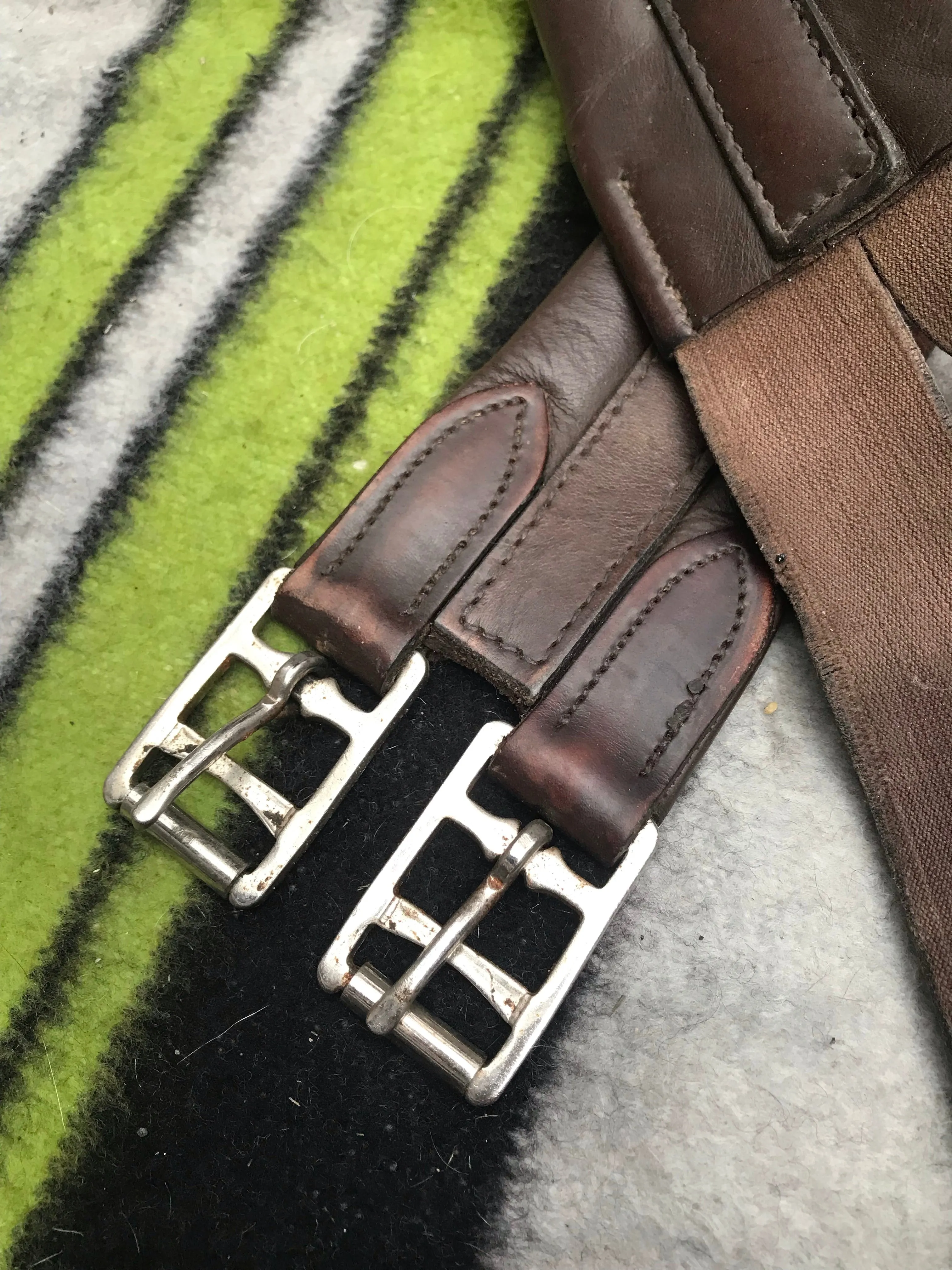 53” brown leather girth FREE POSTAGE