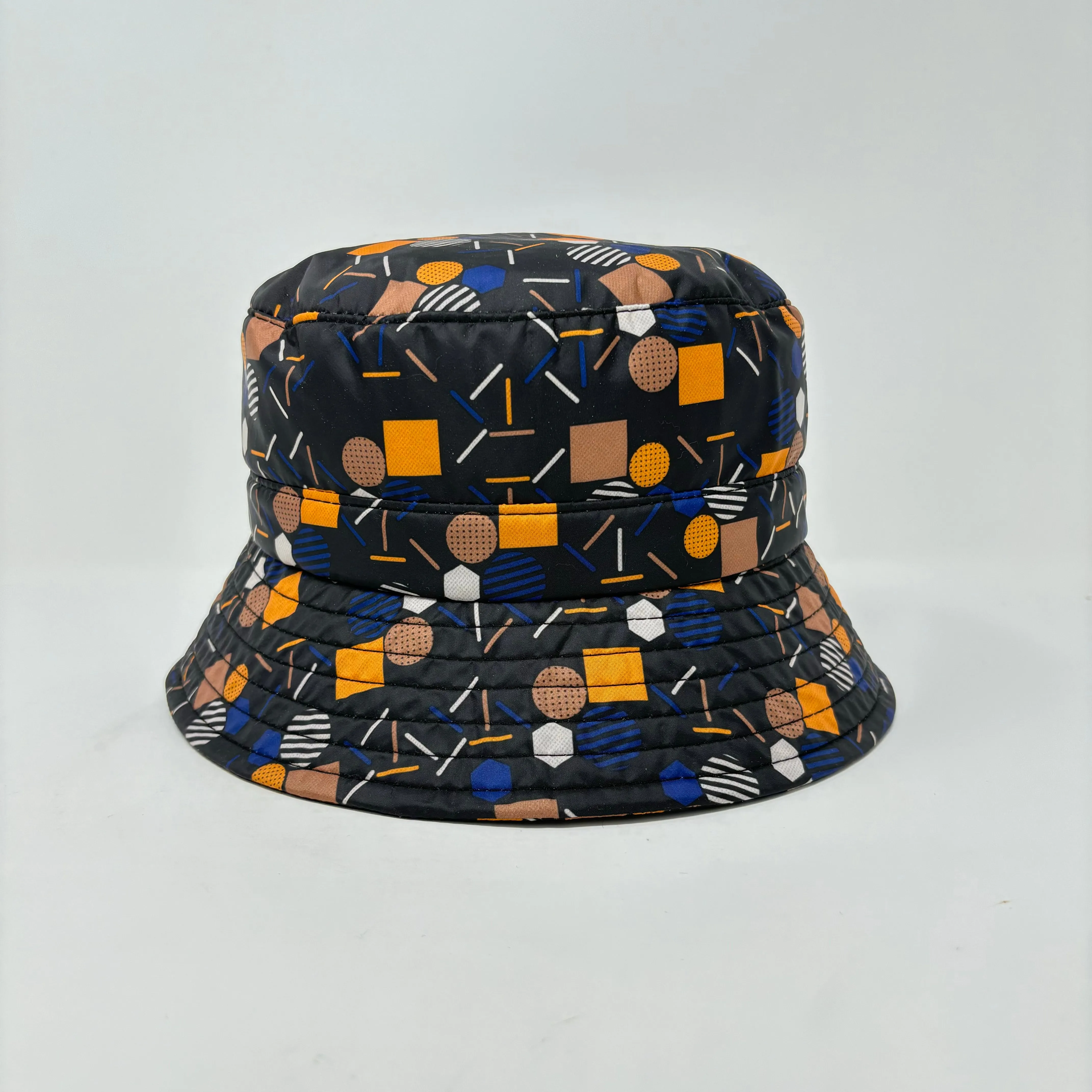 8 Stitches Multi Color Bucket Rain Hat