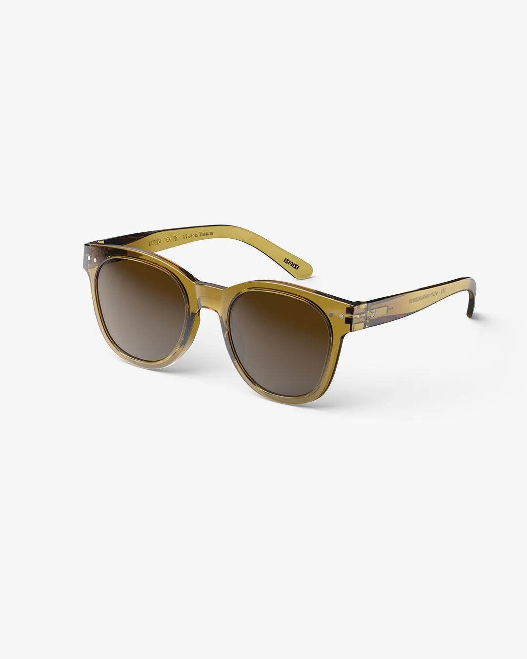 Adult Unisex Sunglasses #N SUN - Golden Green