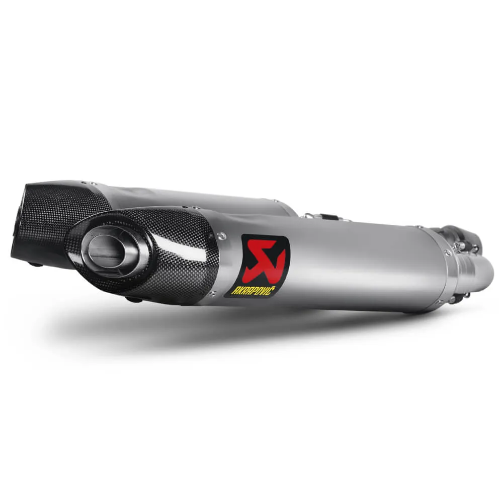 Akrapovic Titanium Twin Silencer Slip-On Kit S-A7SO3-HDT