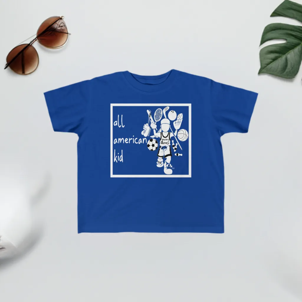 All American Kid - Kid's Fine Jersey Tee - Choose your favorite color