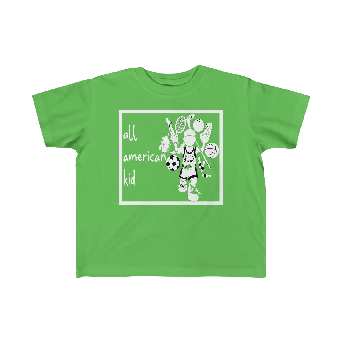 All American Kid - Kid's Fine Jersey Tee - Choose your favorite color
