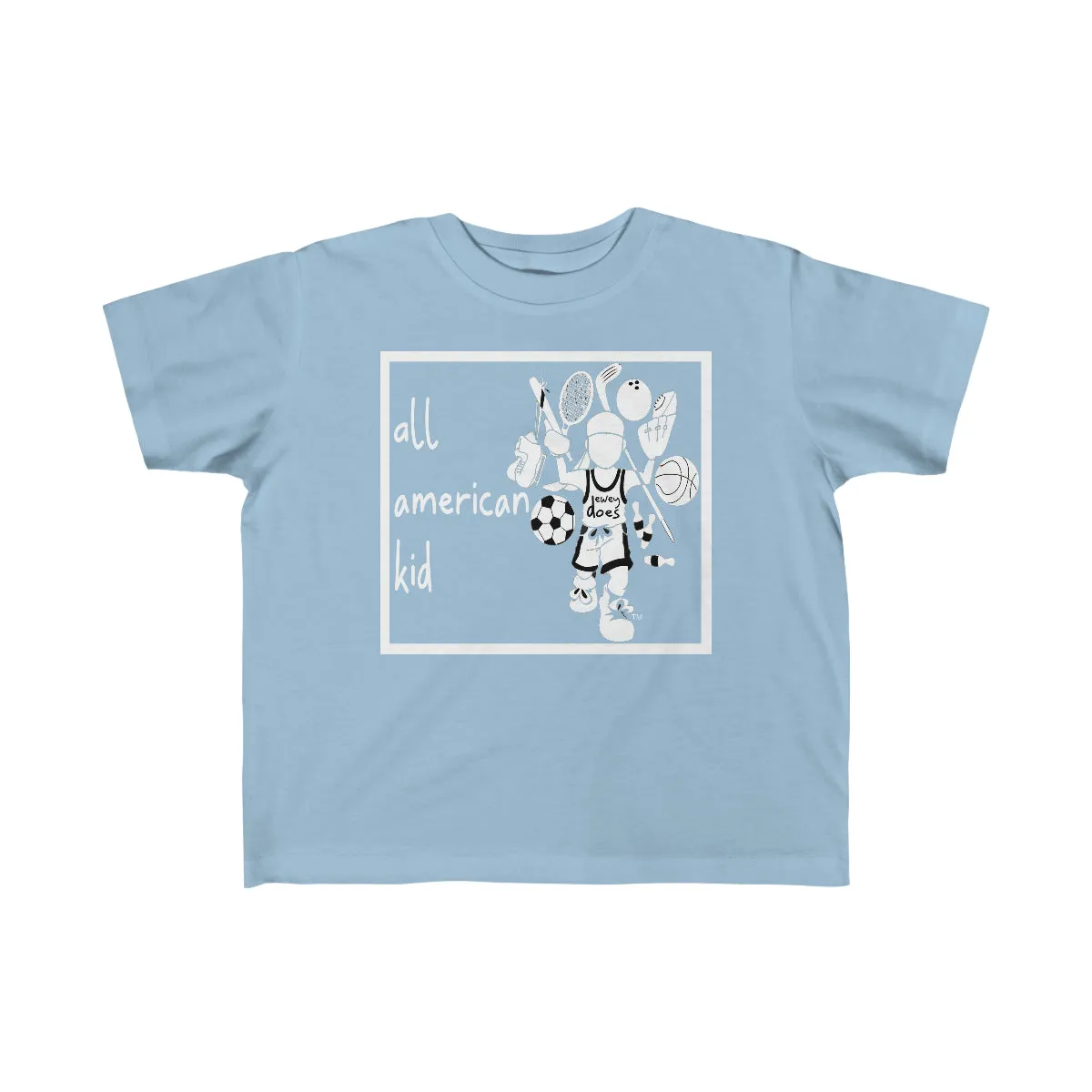 All American Kid - Kid's Fine Jersey Tee - Choose your favorite color