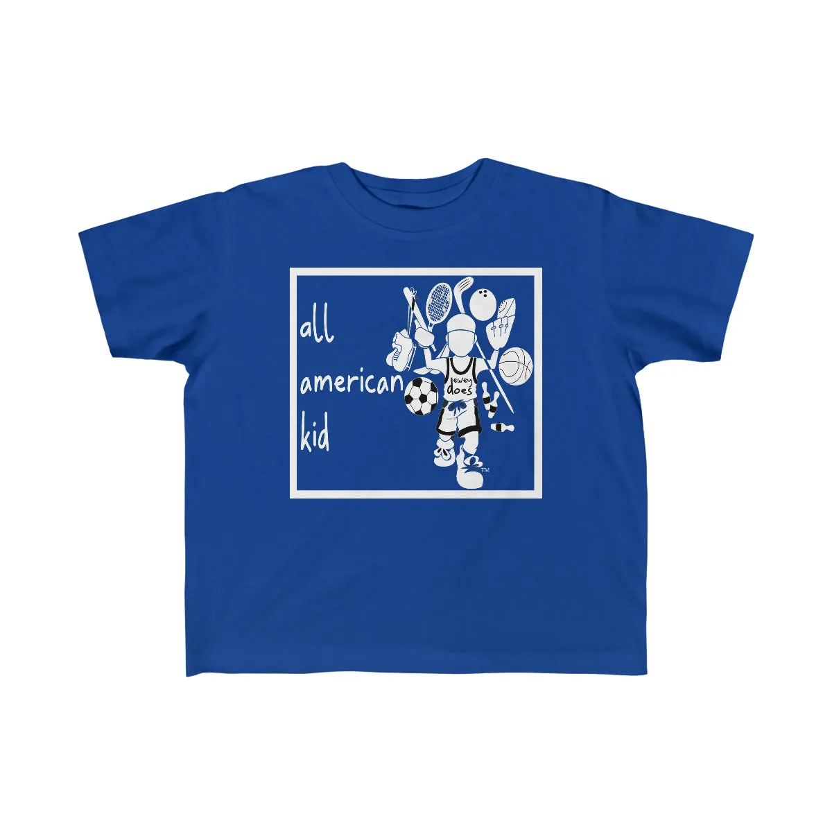 All American Kid - Kid's Fine Jersey Tee - Choose your favorite color