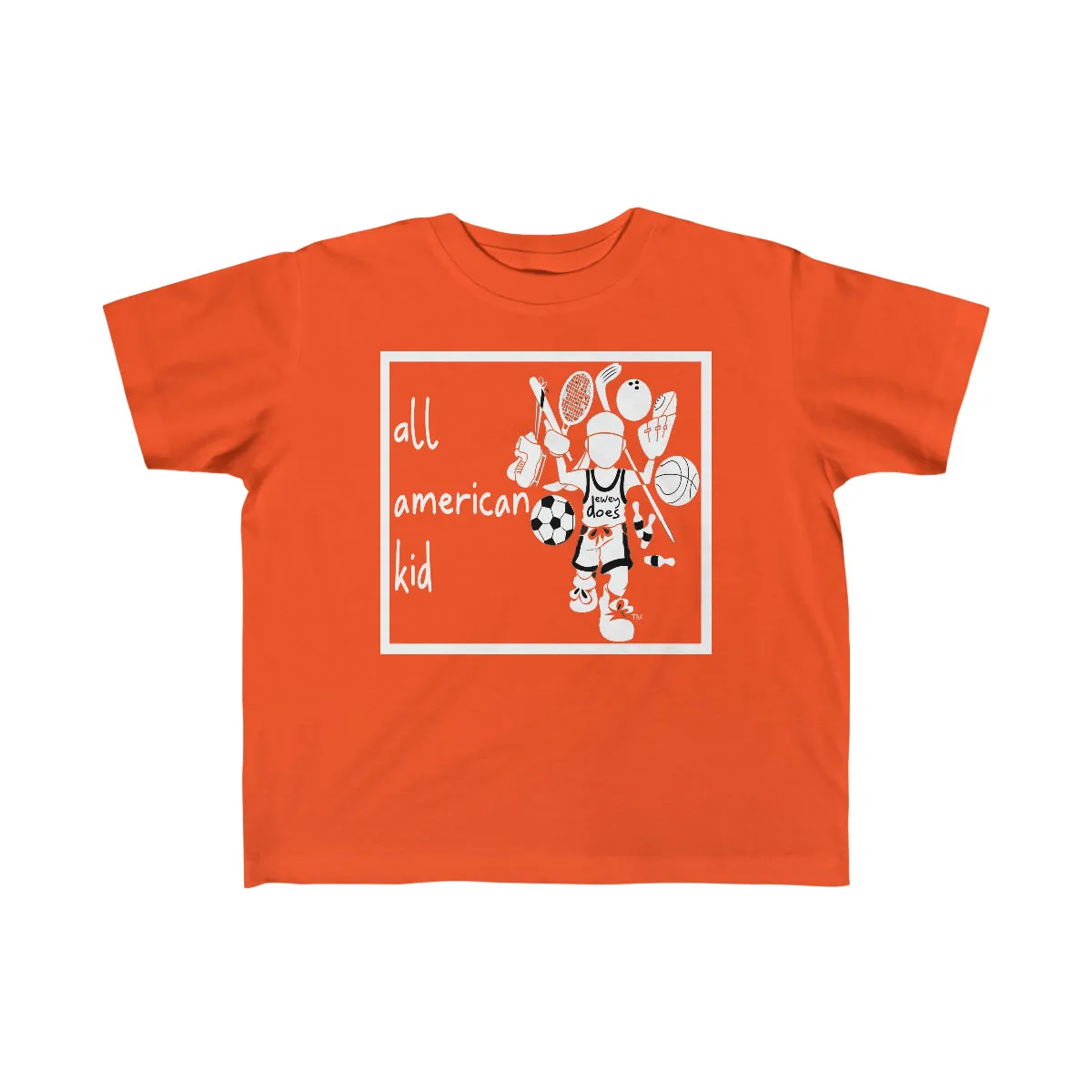 All American Kid - Kid's Fine Jersey Tee - Choose your favorite color