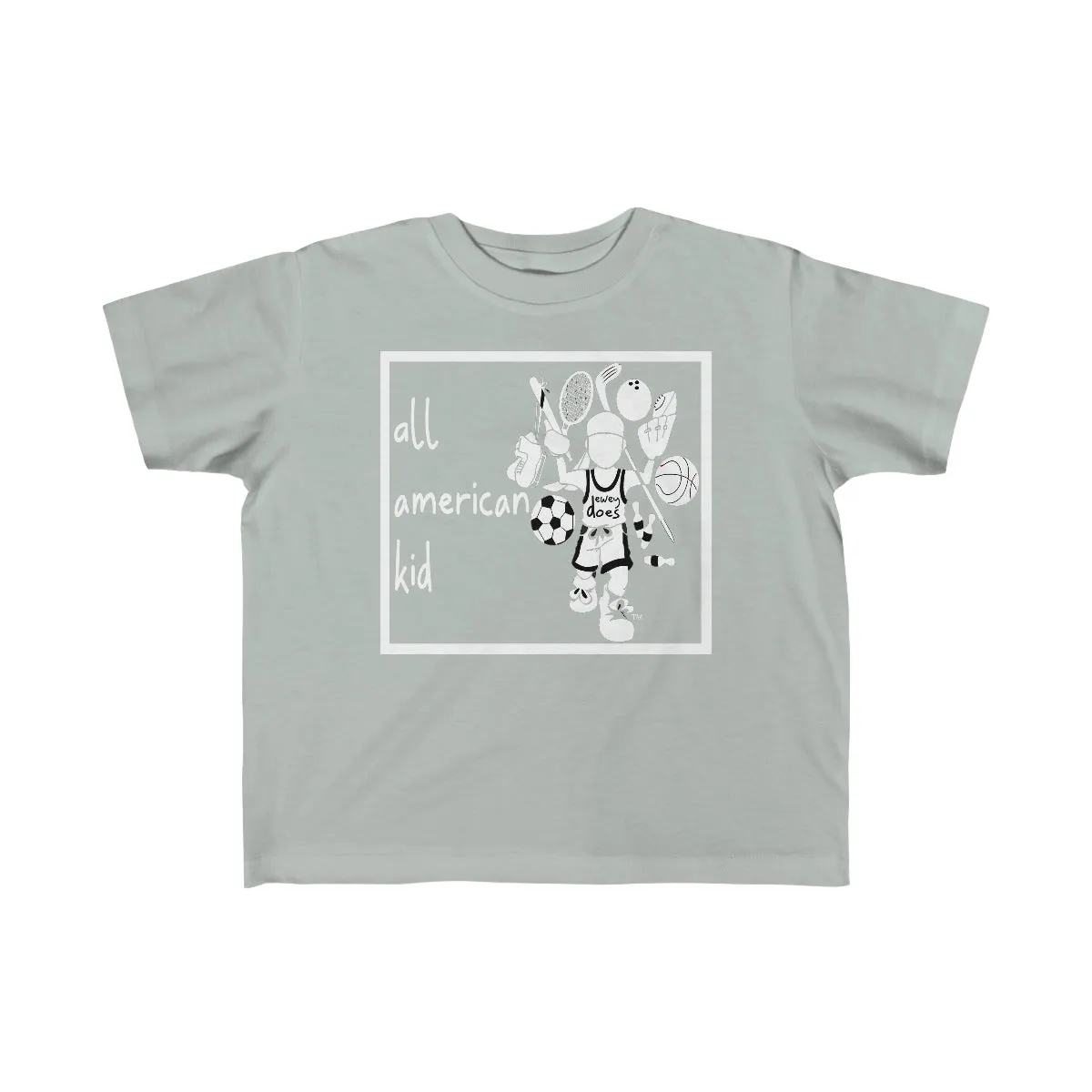 All American Kid - Kid's Fine Jersey Tee - Choose your favorite color