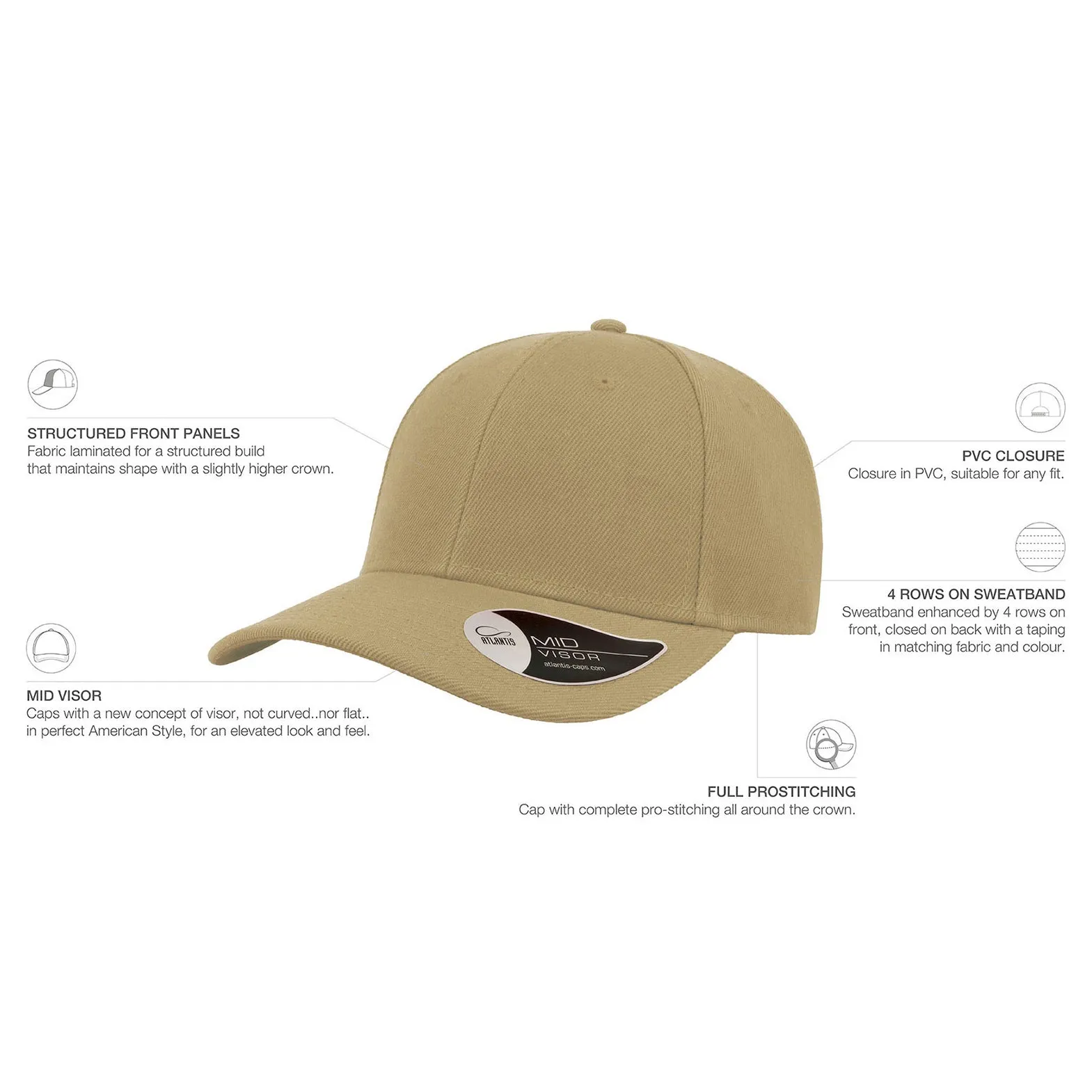 Atlantis - Beat Cap - Snapback - Khaki