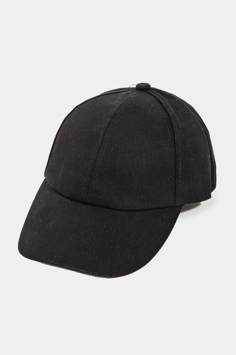 Basic Babe Adjustable Velcro Baseball Cap (Assorted Colors)