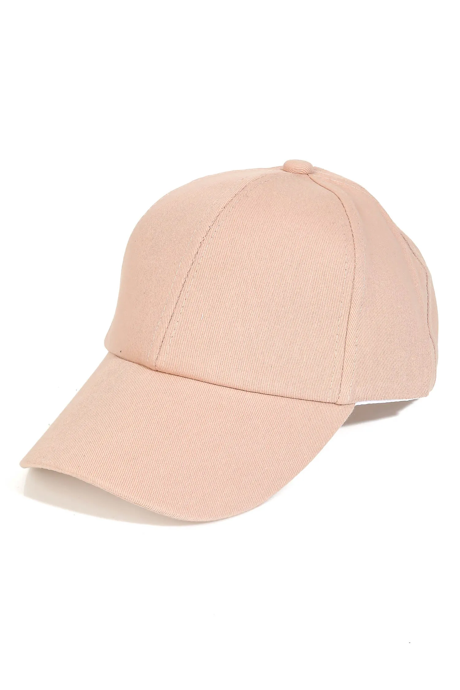 Basic Babe Adjustable Velcro Baseball Cap (Assorted Colors)
