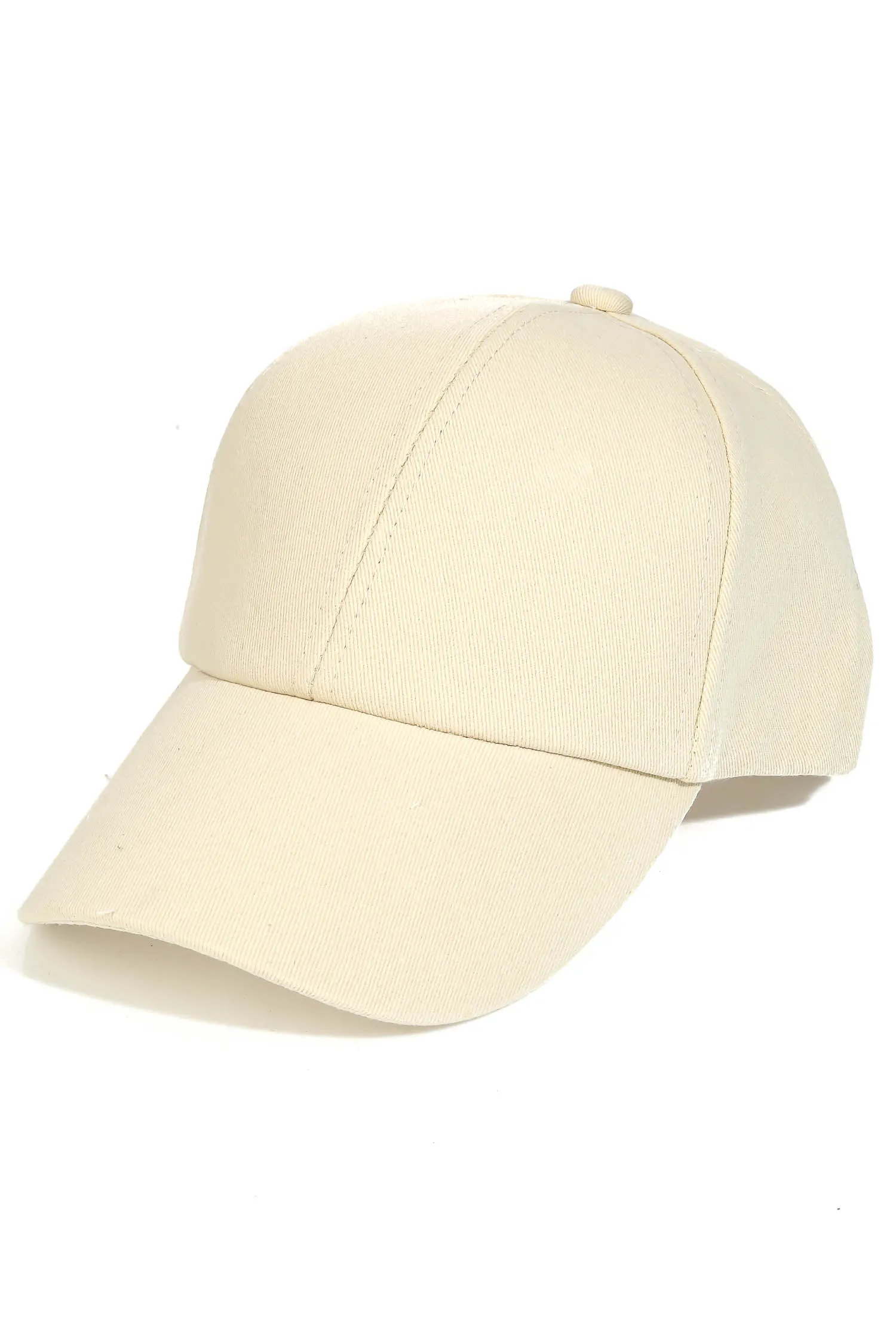 Basic Babe Adjustable Velcro Baseball Cap (Assorted Colors)