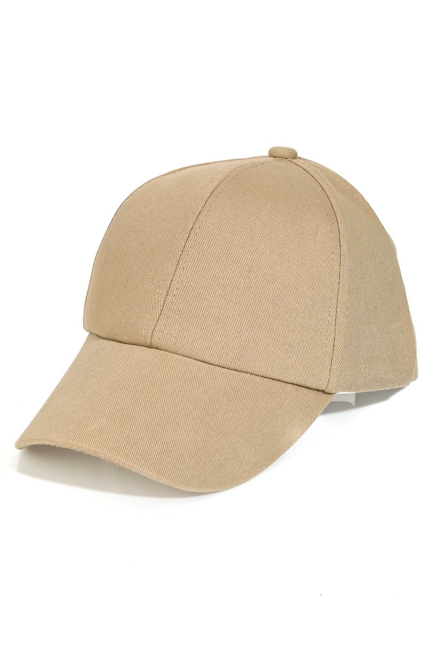 Basic Babe Adjustable Velcro Baseball Cap (Assorted Colors)