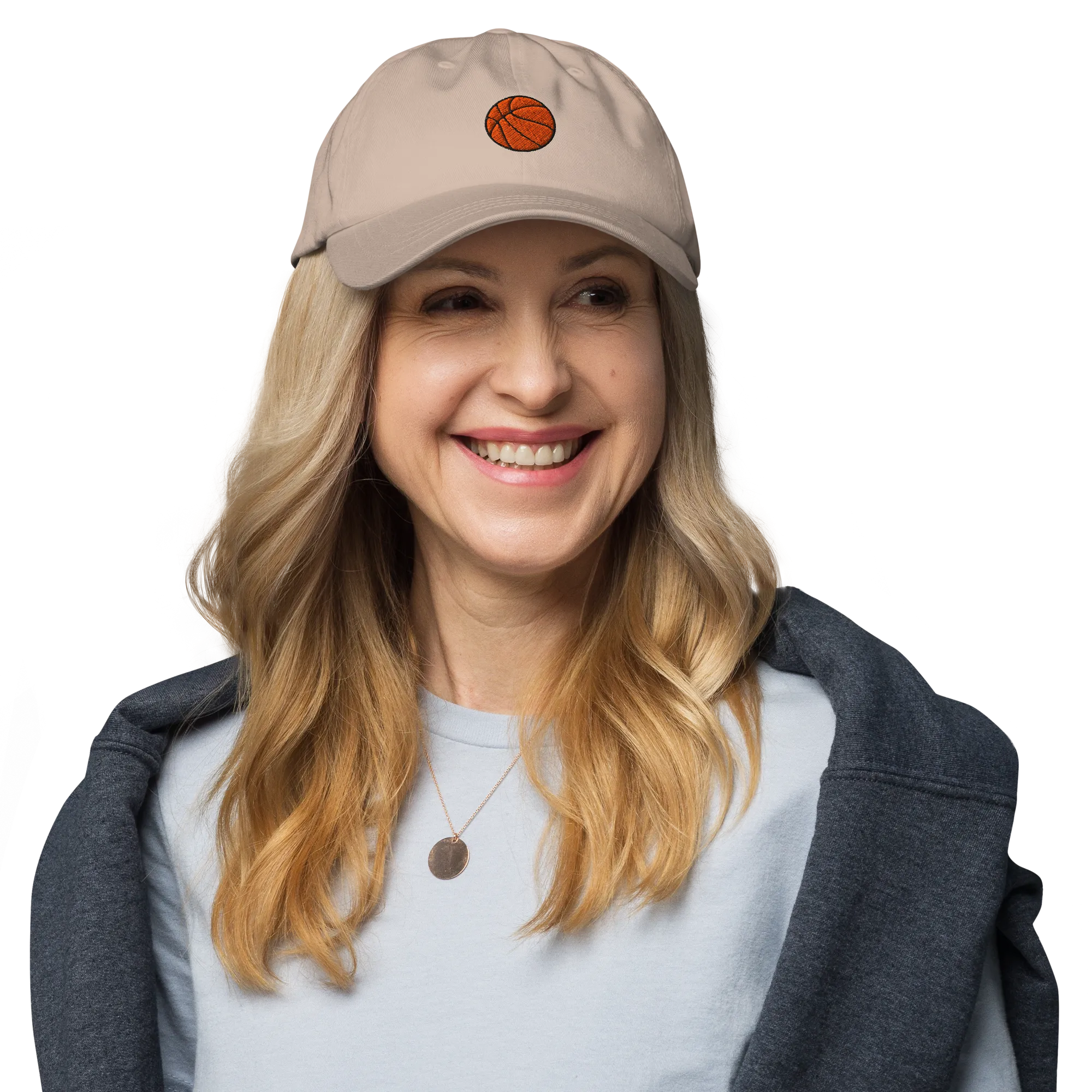 Basketball Embroidered Dad Hat