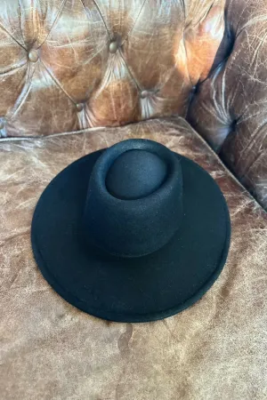 Boater Brim Felt Hat