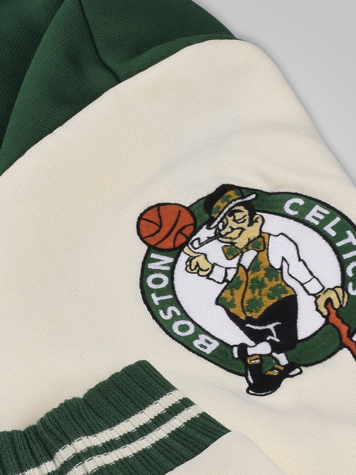Boston Celtics: Letterman Jacket - Green