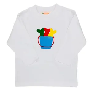 Bucket of Fish White Tee