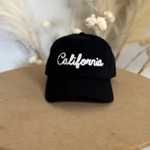 California Chain Stitch Embroidered Baseball Hat 🌴🧢