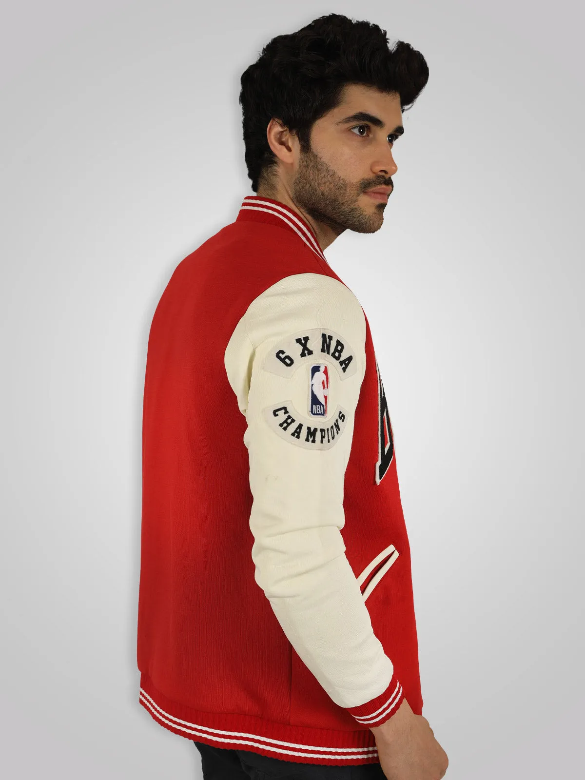 Chicago Bulls: Letterman Jacket - Red