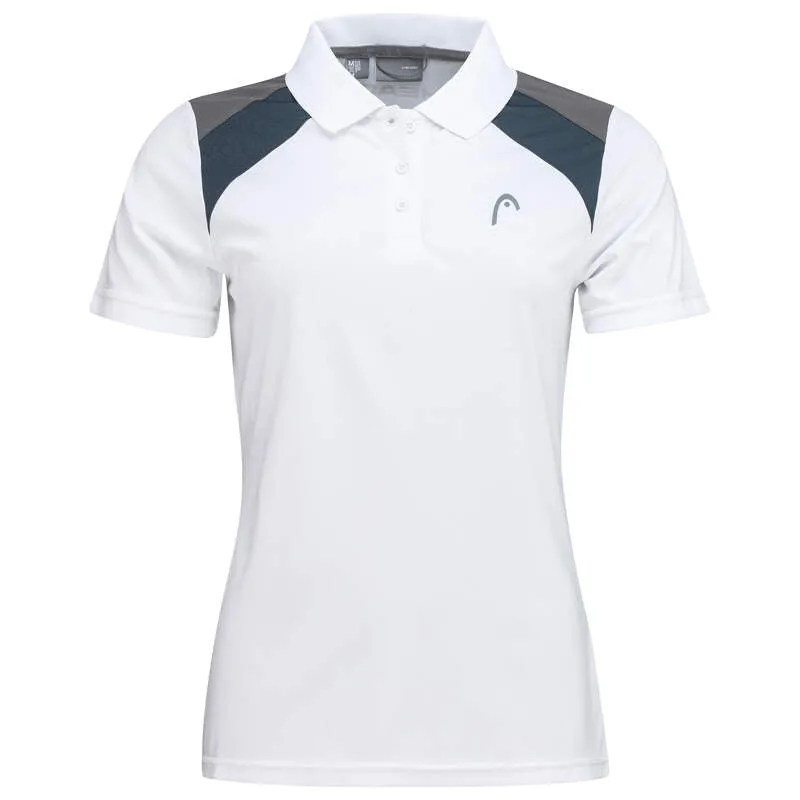 CLUB 22 TECH POLO SHIRT WOMENS - WHITE