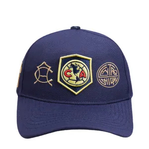 Club America Premium Multi-Logo Pinch Front Snapback