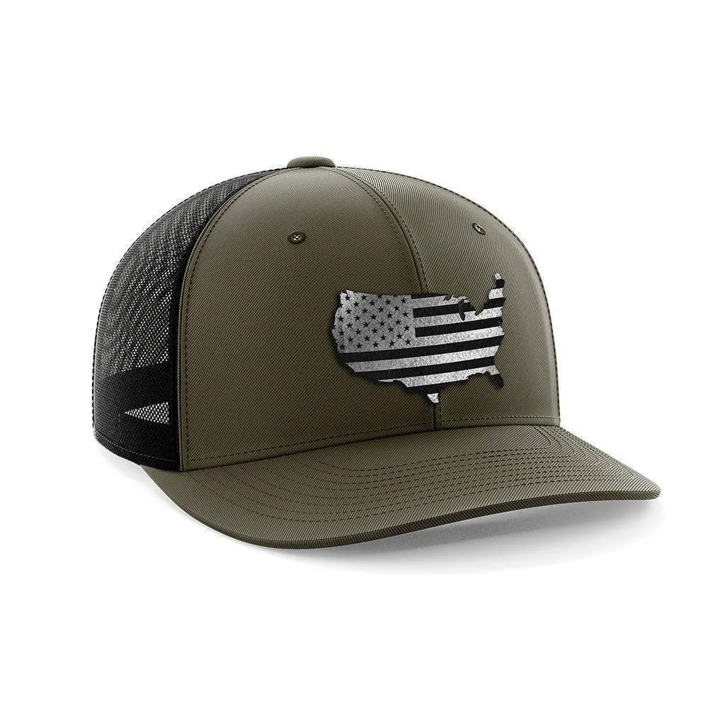 Continental Flag Black Patch Hat