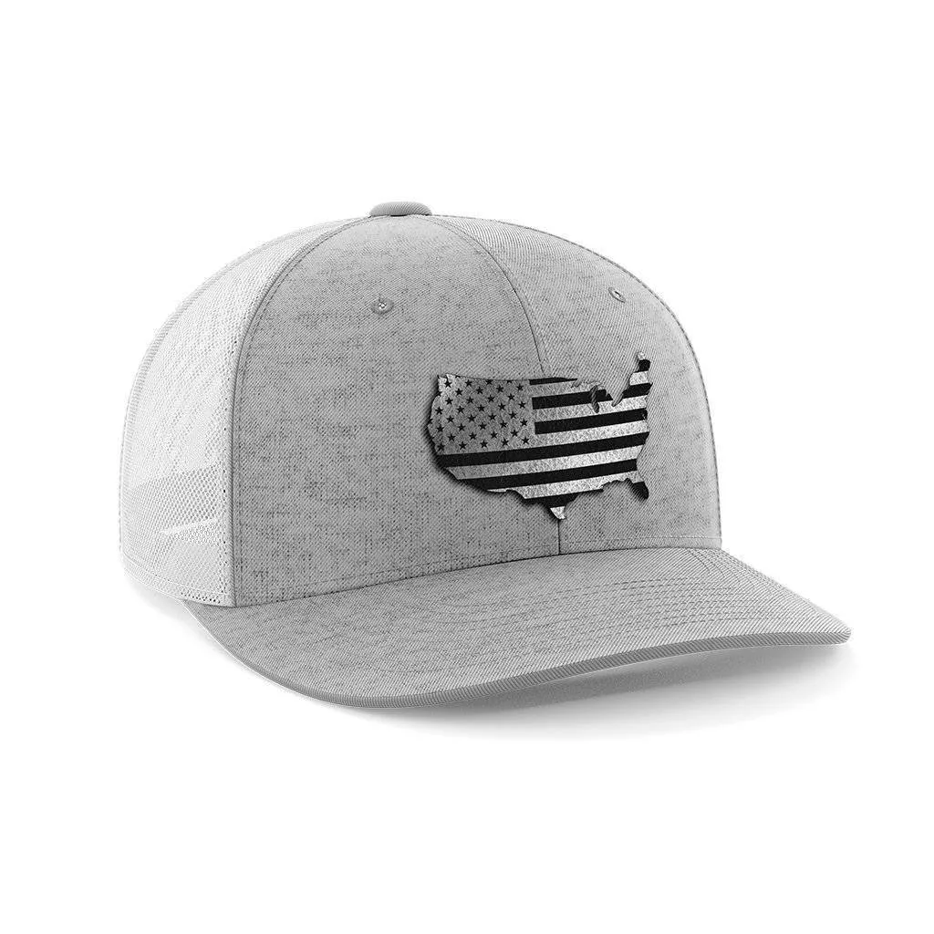 Continental Flag Black Patch Hat