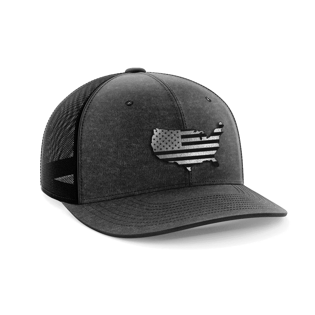 Continental Flag Black Patch Hat