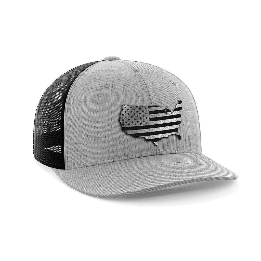Continental Flag Black Patch Hat