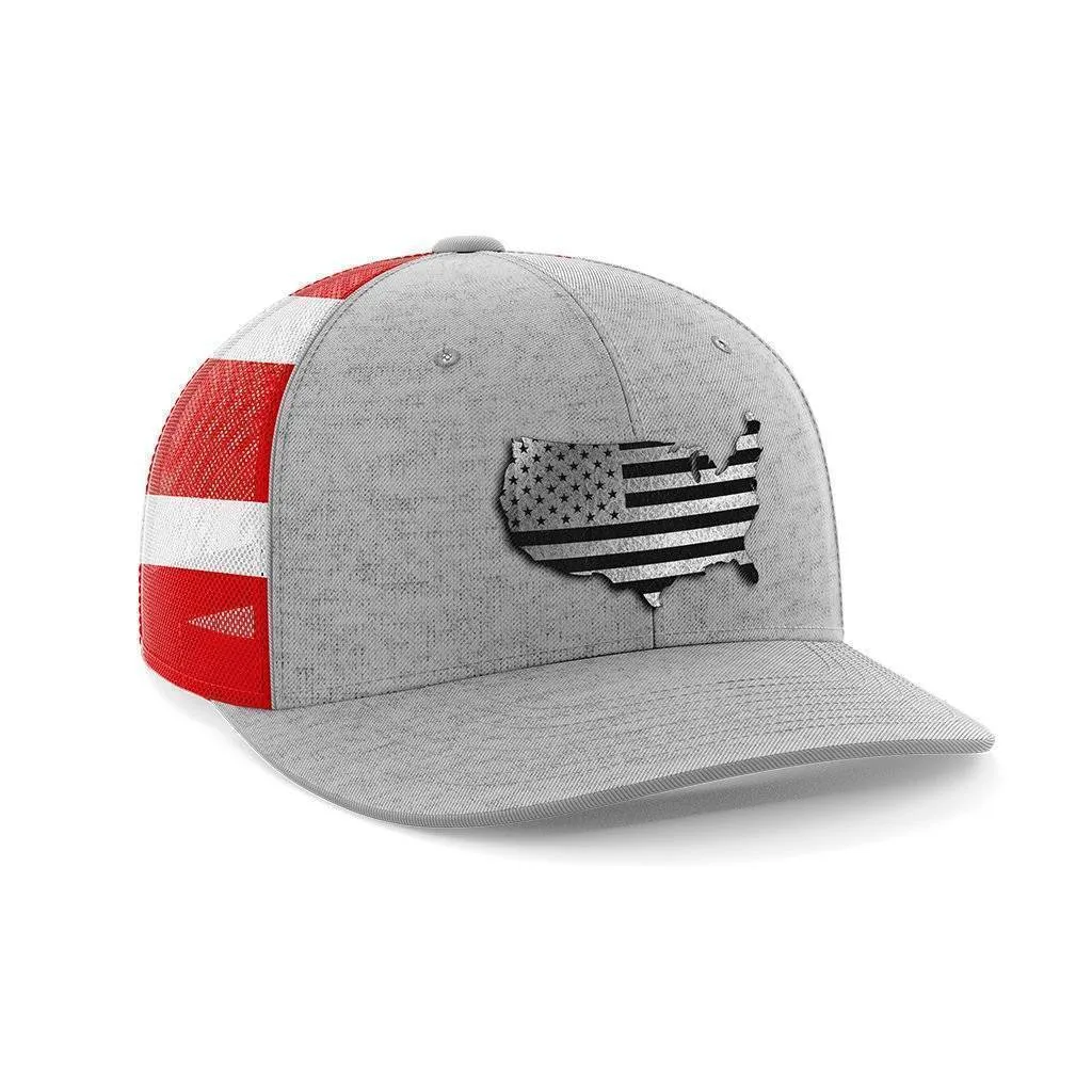 Continental Flag Black Patch Hat