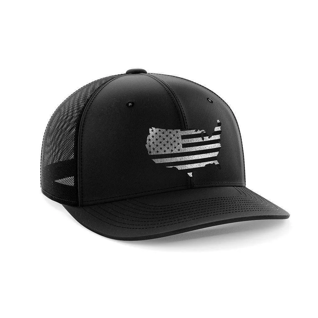 Continental Flag Black Patch Hat