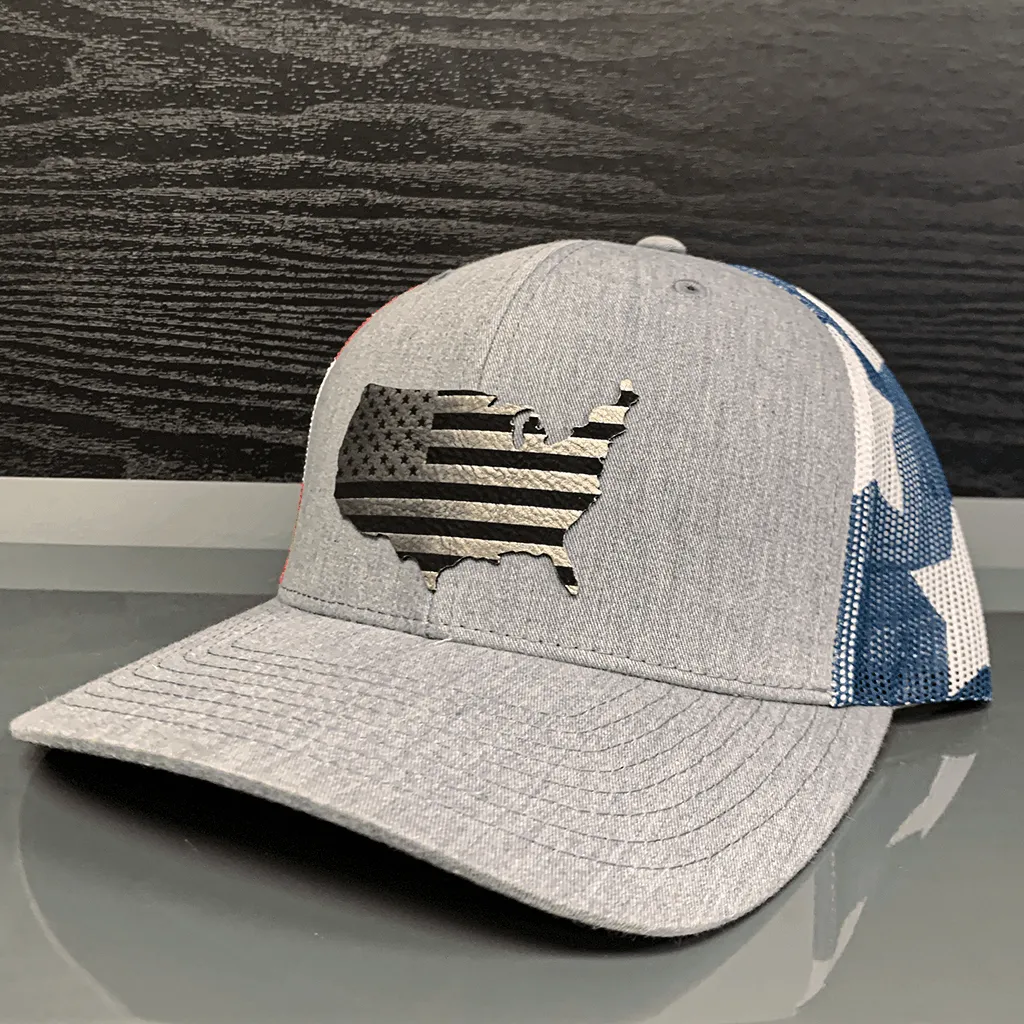 Continental Flag Black Patch Hat