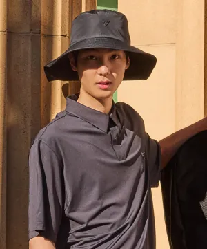 CREVE NINE: Logo Laser Bucket Hat - Black