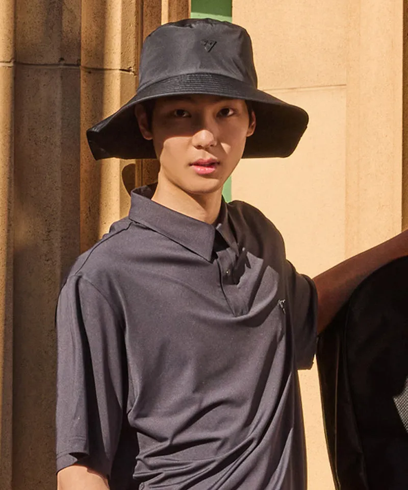 CREVE NINE: Logo Laser Bucket Hat - Black