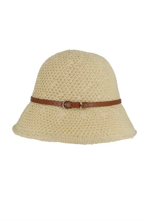 CROCHET PATTERN BUCKET HAT WITH BAND