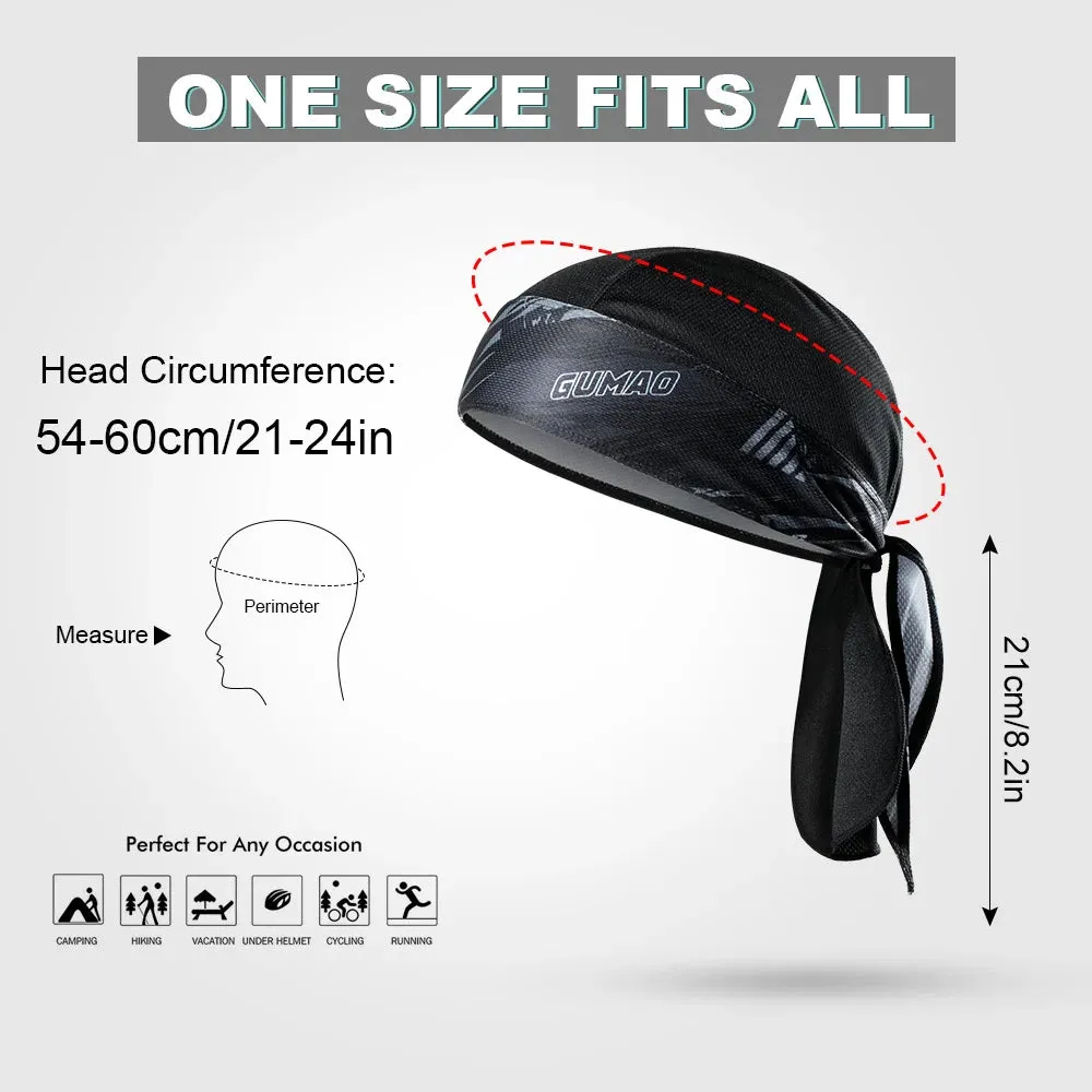 Cycling Cap Sport Beanie Running Pirate Hat Doo Rag Summer Quick Dry Bike Riding Fishing Bicycle Baseball Caps Bandana Headscarf