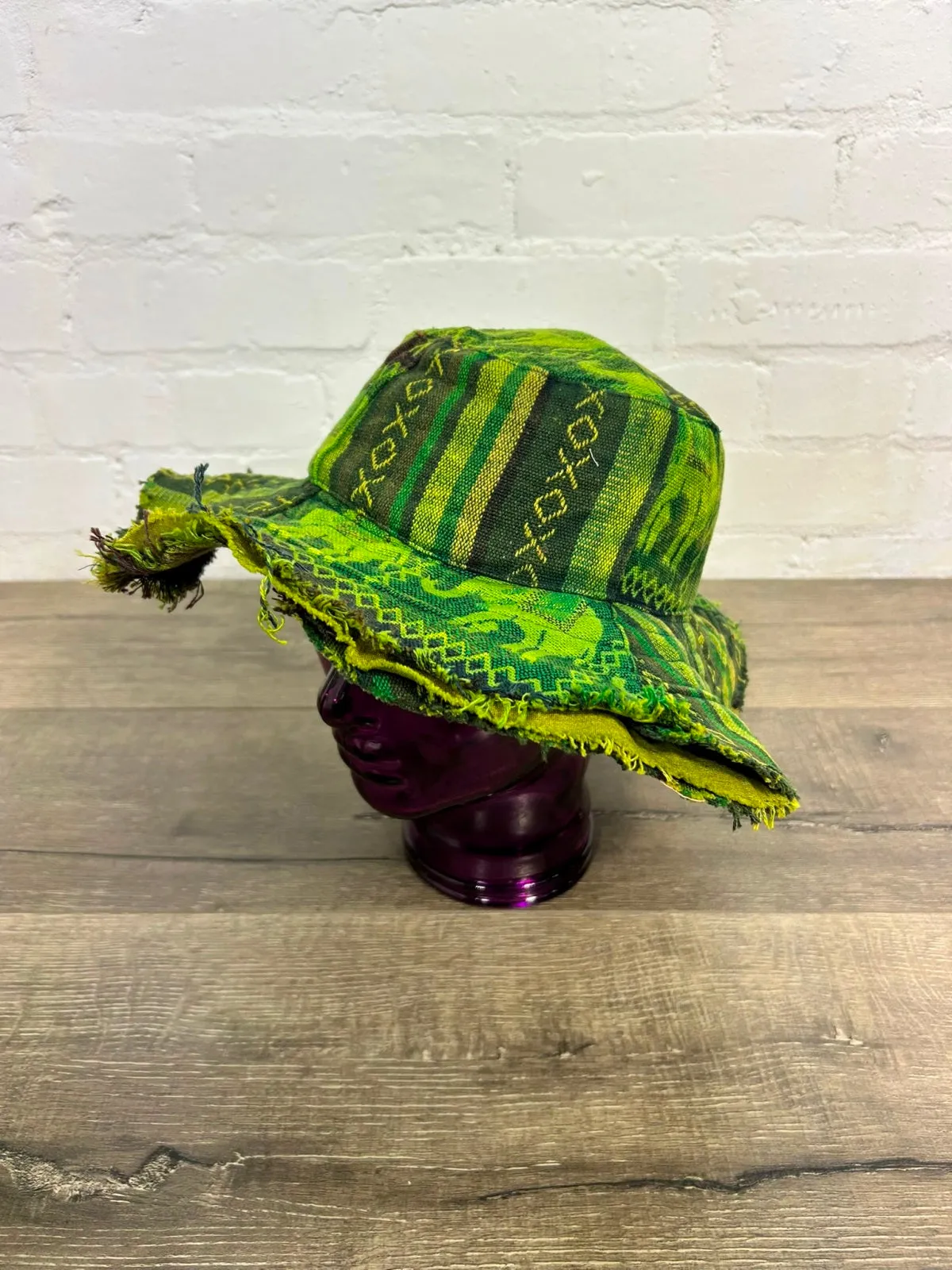 Elephant Patch Wide Brim Sun Hat