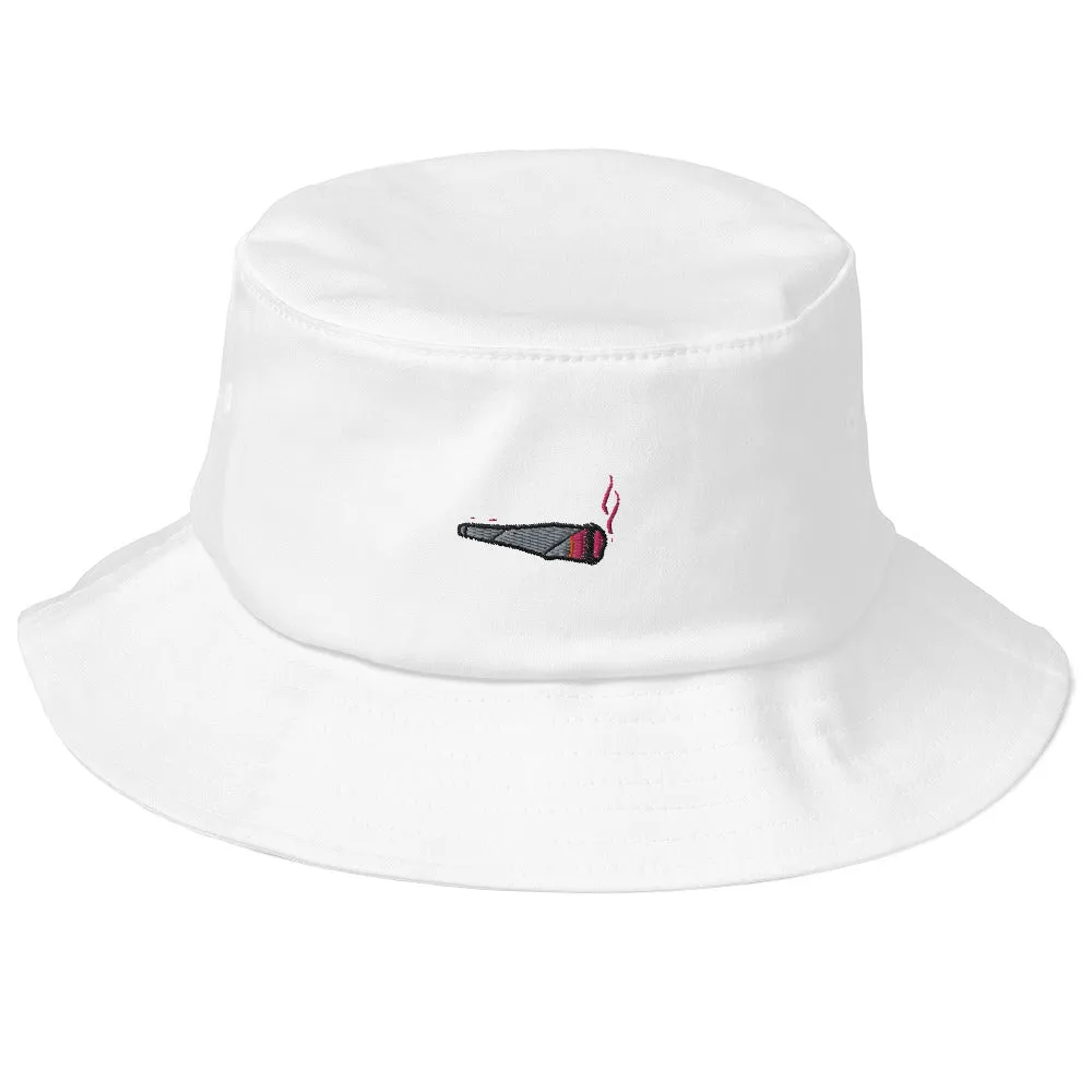 Embroidered Doobie Logo - Old School Bucket Hat
