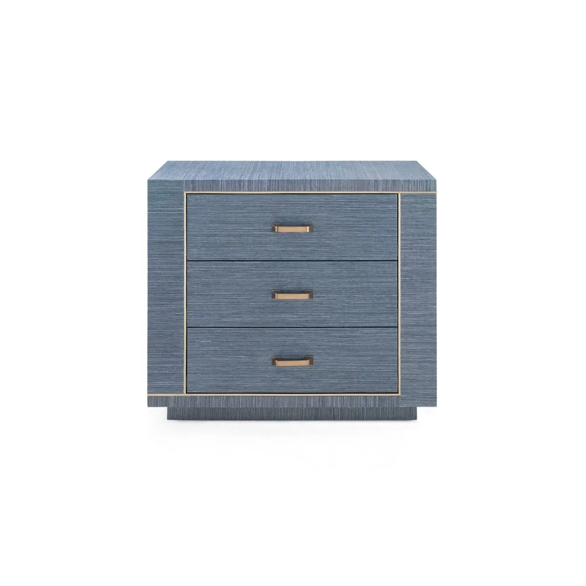 Ethan 3-Drawer End Table / Navy Blue