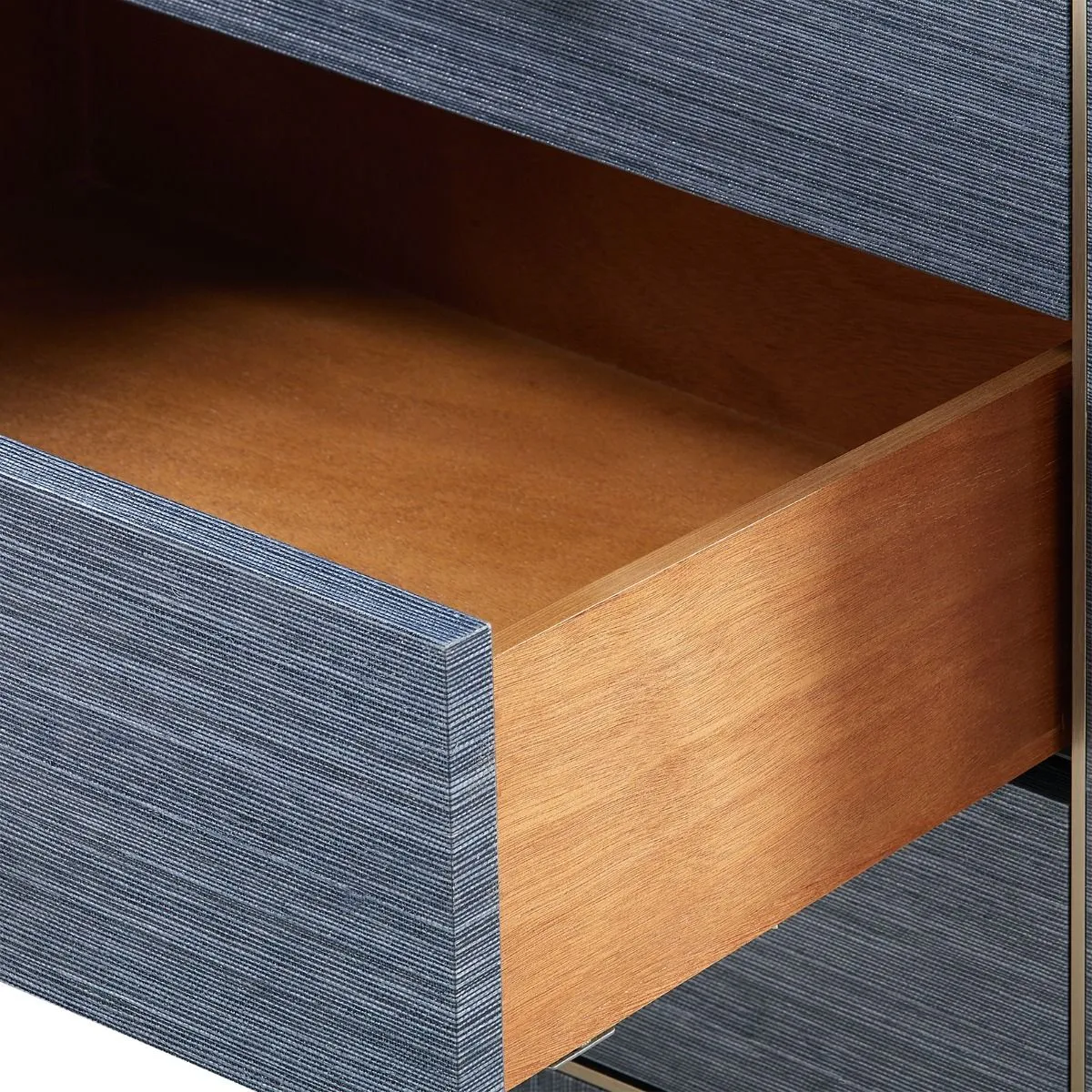 Ethan 3-Drawer End Table / Navy Blue
