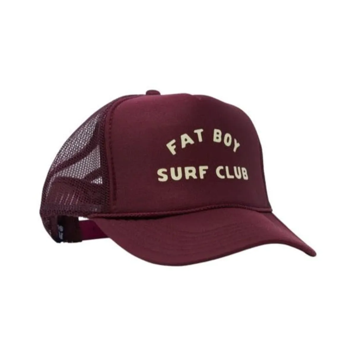 Fat Boy Surf Club Foam Trucker Hat - Maroon