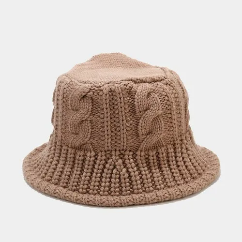 Fur Pompom Wool Winter Hat