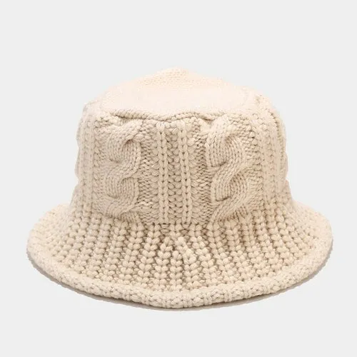 Fur Pompom Wool Winter Hat