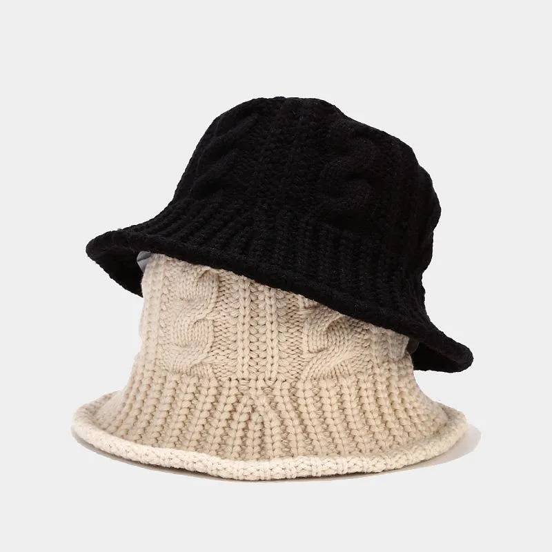 Fur Pompom Wool Winter Hat