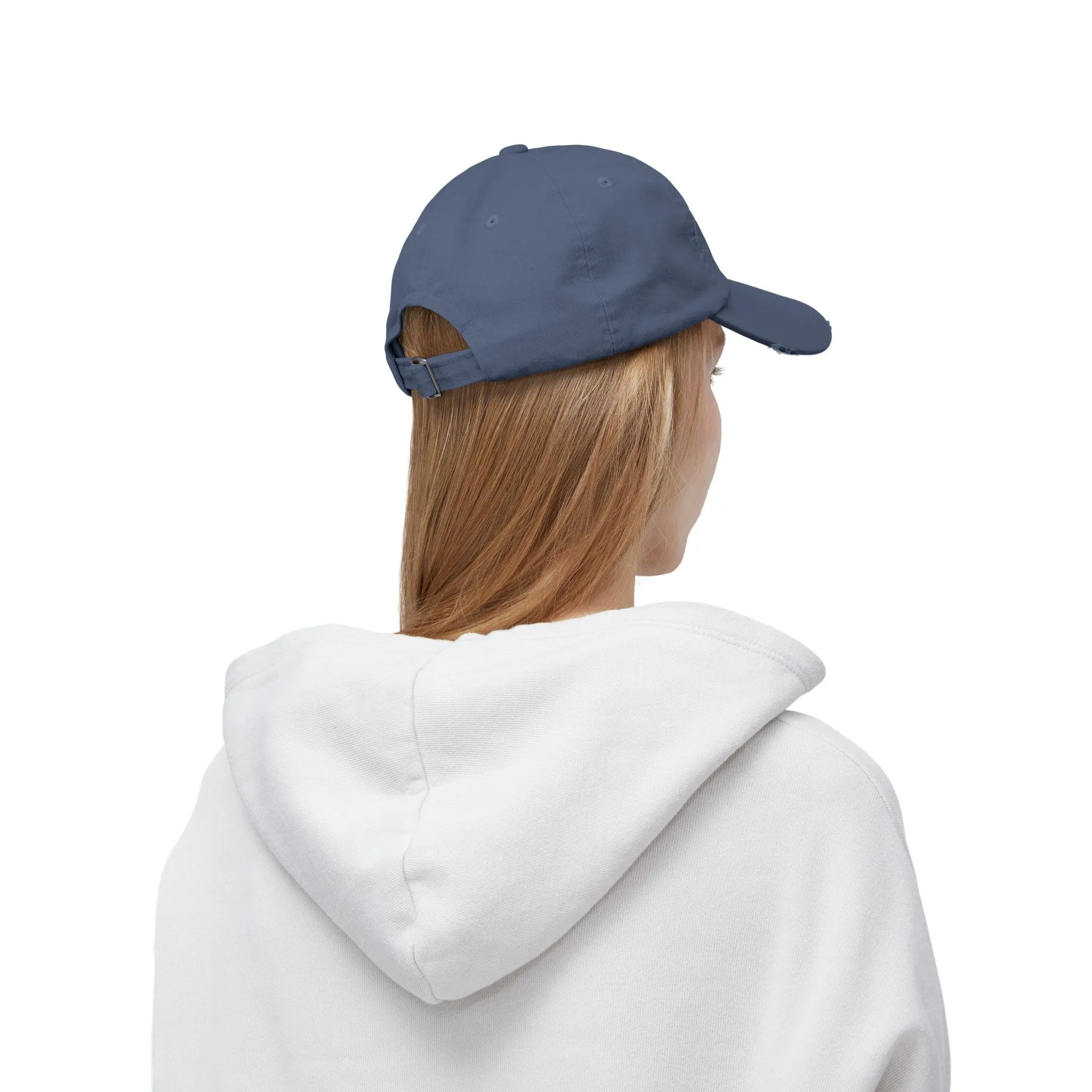 Girl in Service Distressed Cap
