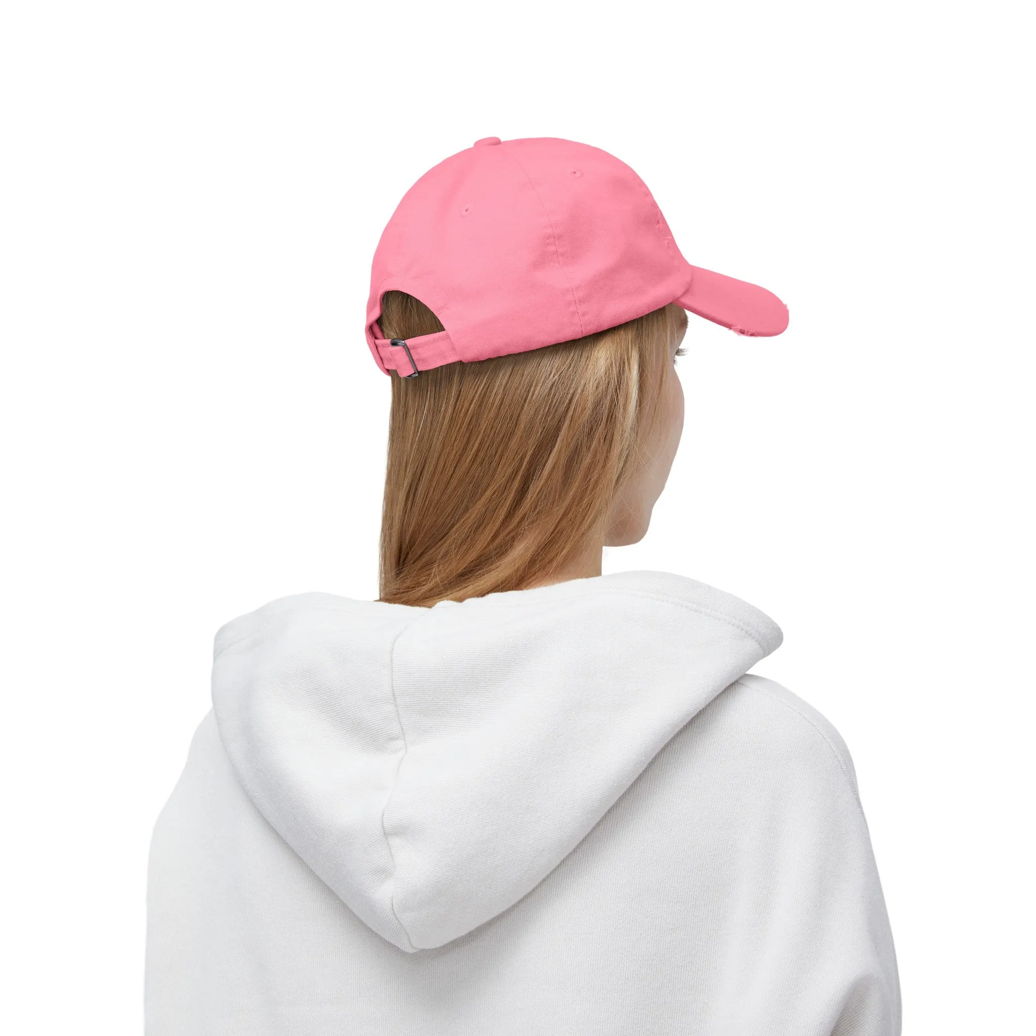 Girl in Service Distressed Cap