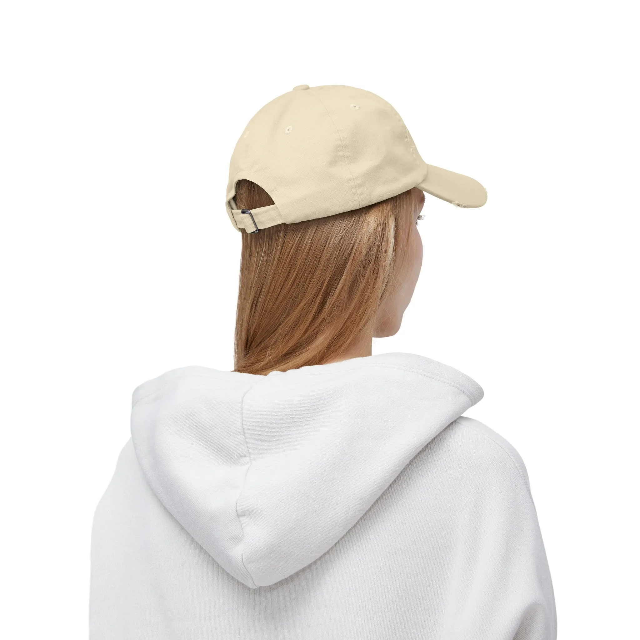 Girl in Service Distressed Cap