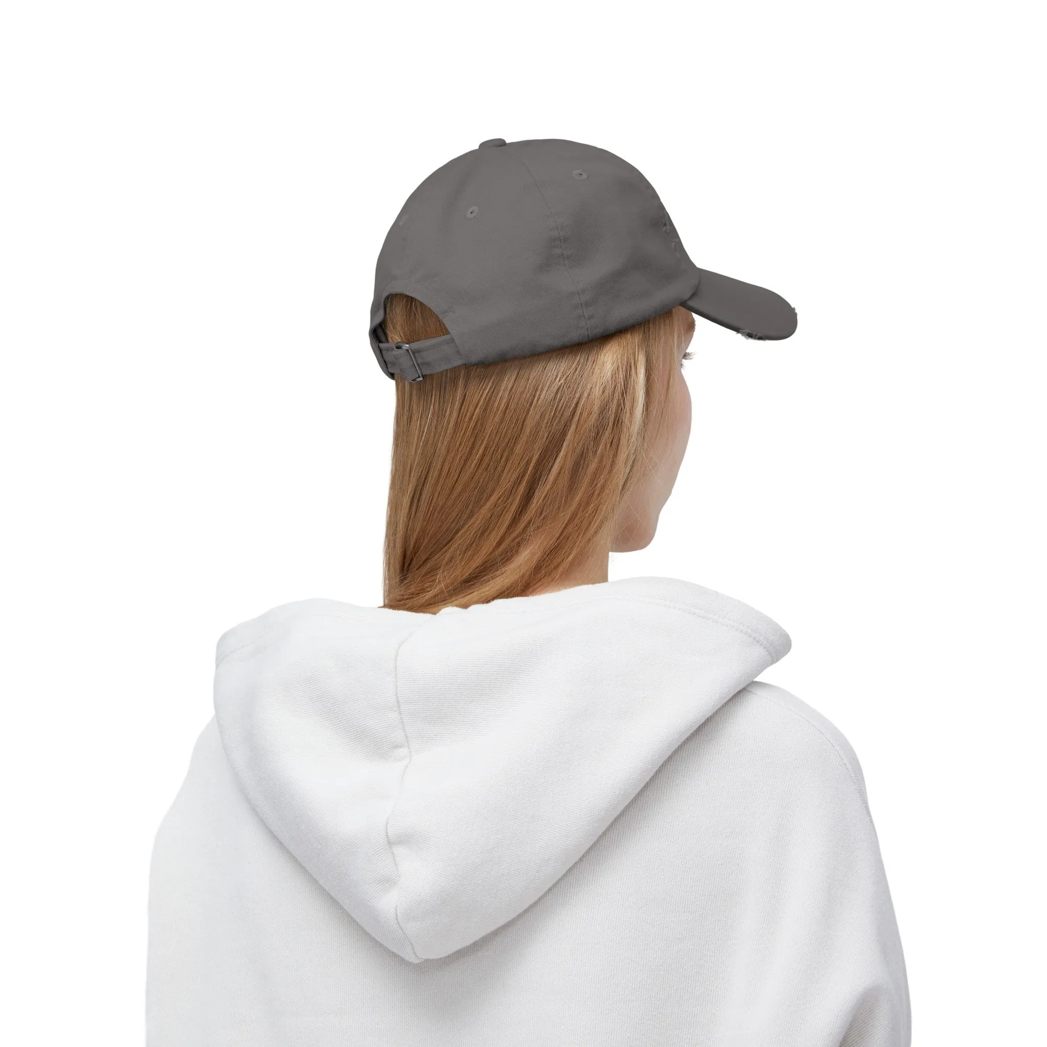 Girl in Service Distressed Cap