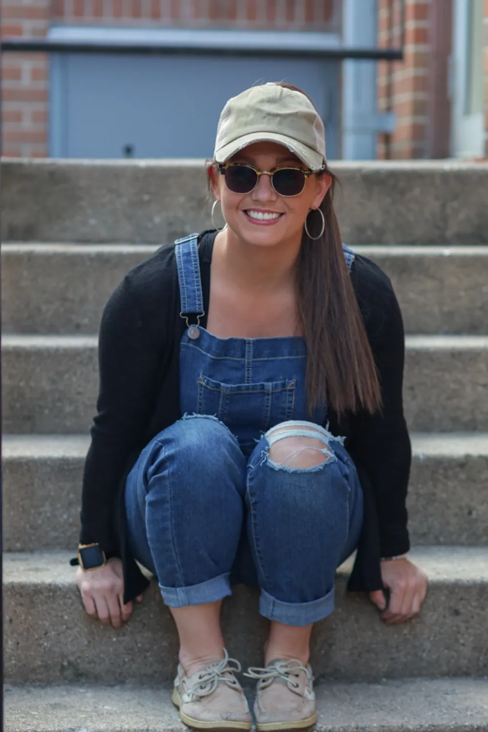 Hat, Ponytail Baseball Cap - Beige