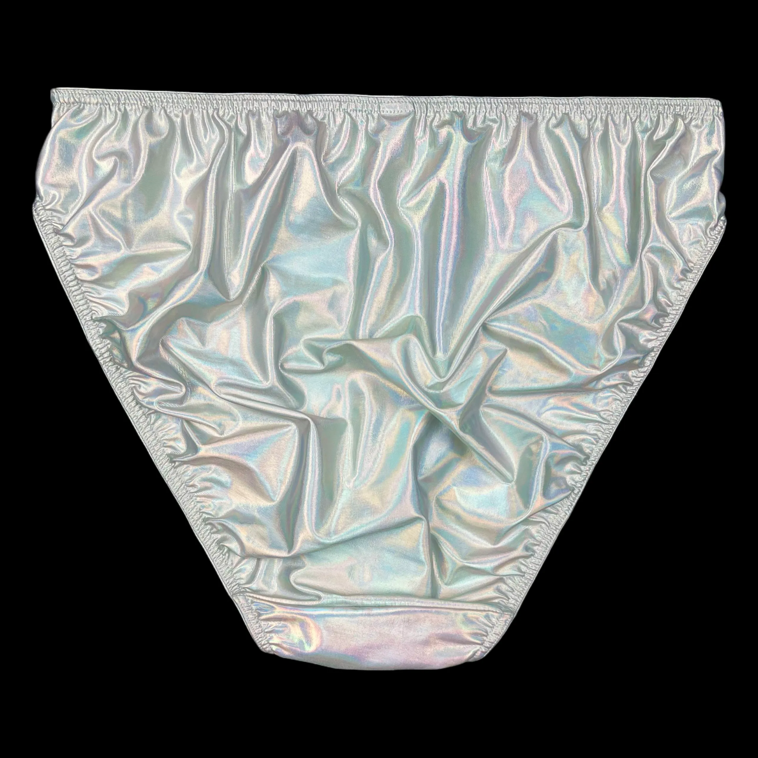 Holographic Classic Satin Panty